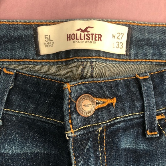 Hollister distressed straight leg jeans - Picture 4 of 4